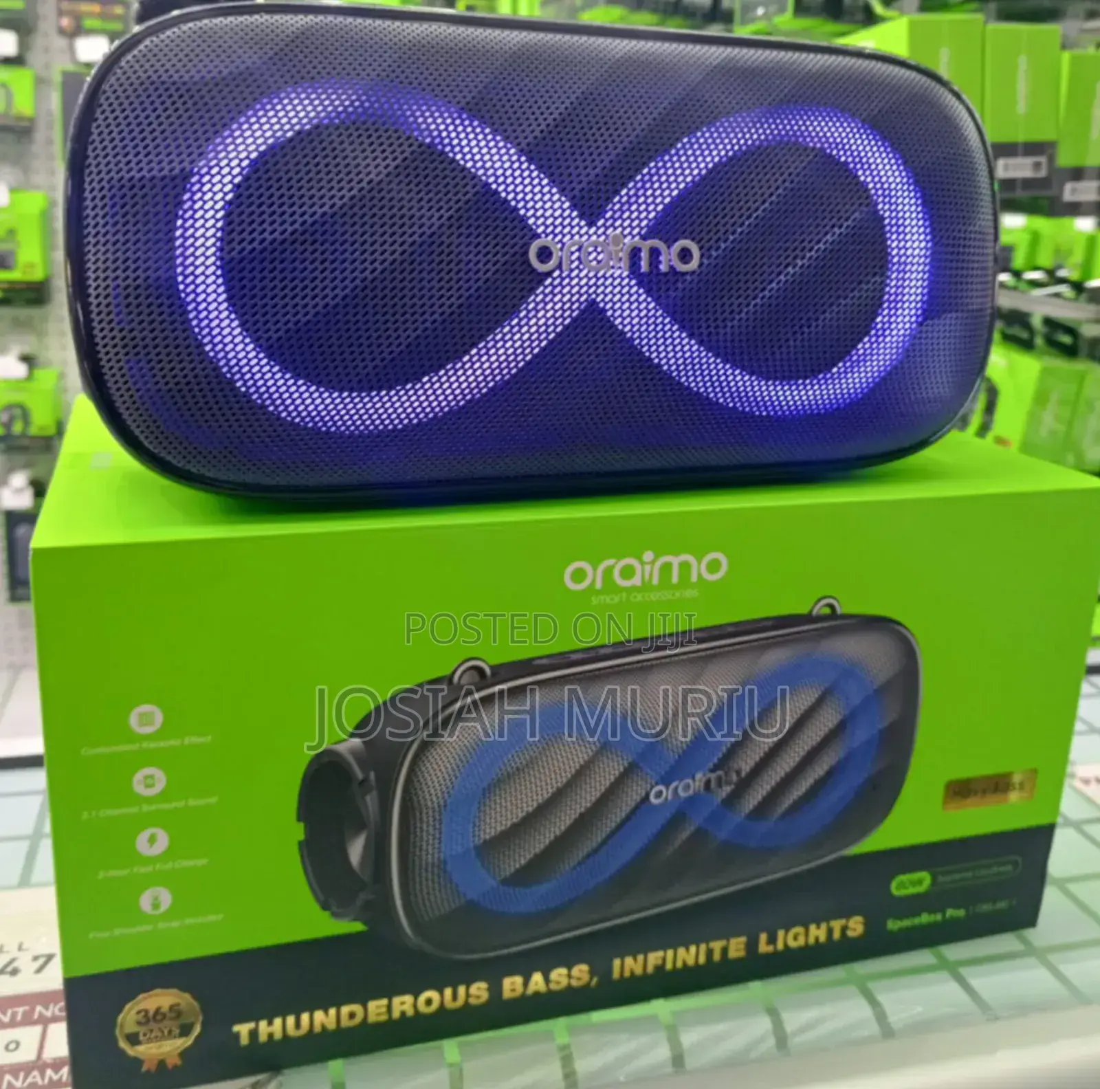 Oraimo Spacebox Pro 80w Wireless Bluetooth Speaker