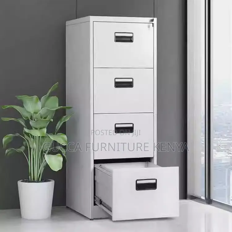 4-Drawer Metallic Locker