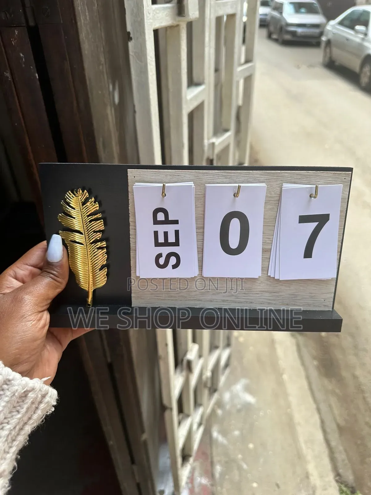 Nordic Style Wooden Perpetual Calendar