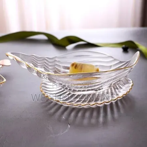 Transparent Glass Plate Ocean Series