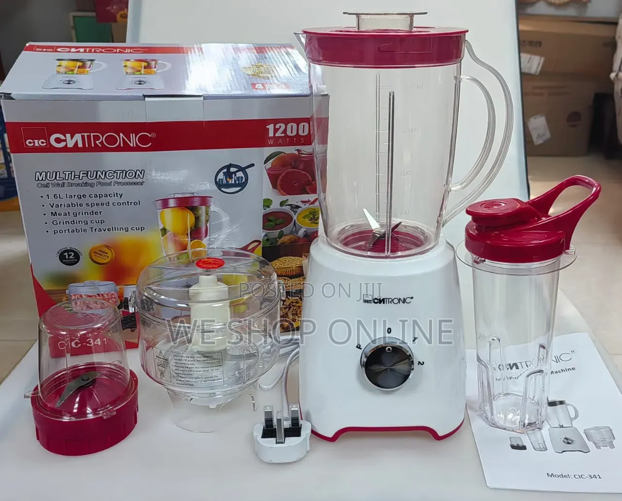 700watts 1.6l Unbreakable 4 in 1 Blender / Meat Grinder