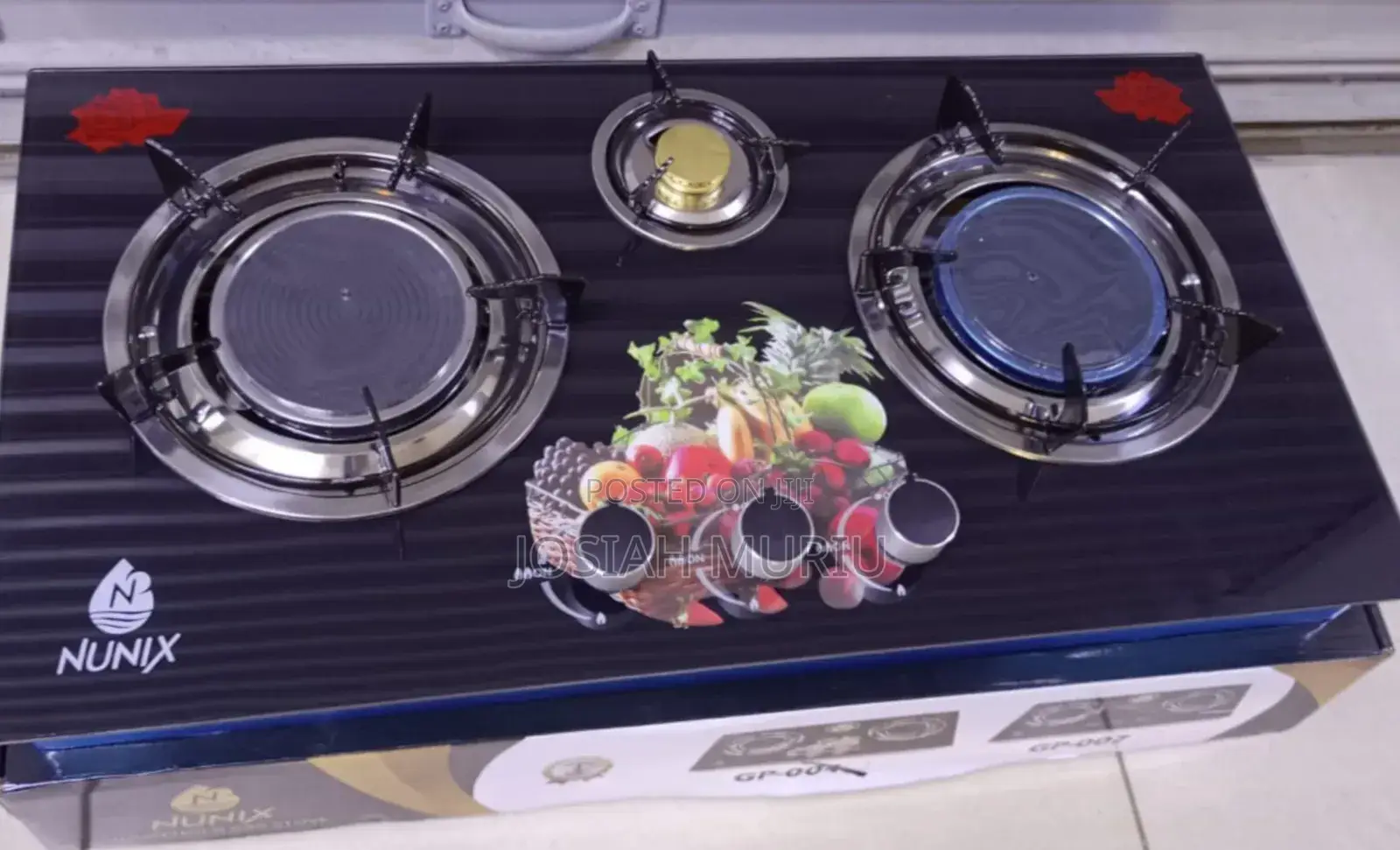 Nunix Triple Burner Kitchen Gas Cooker