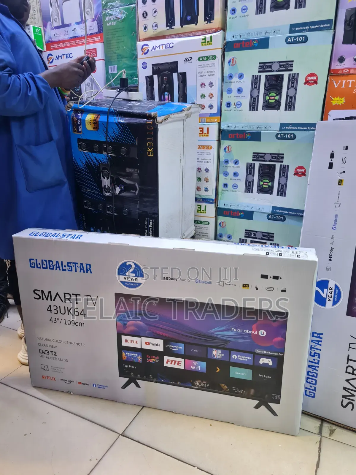 Globalstar 43 Inches Smart Android Tv