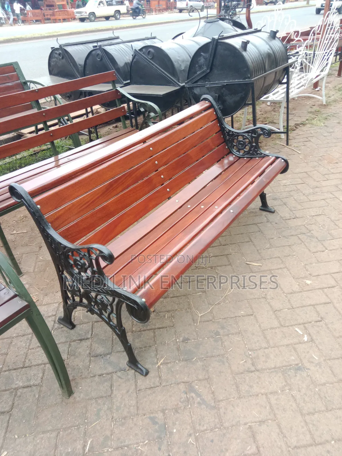 Moder Rezza Home Park Benches 5ftong All Weather