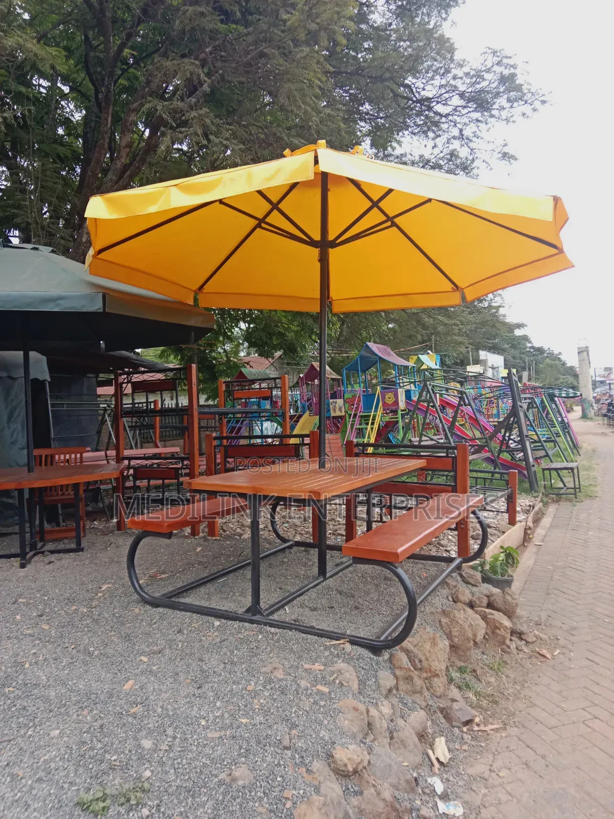 Kholeti Wooden Metallic 6ft Garden Benches