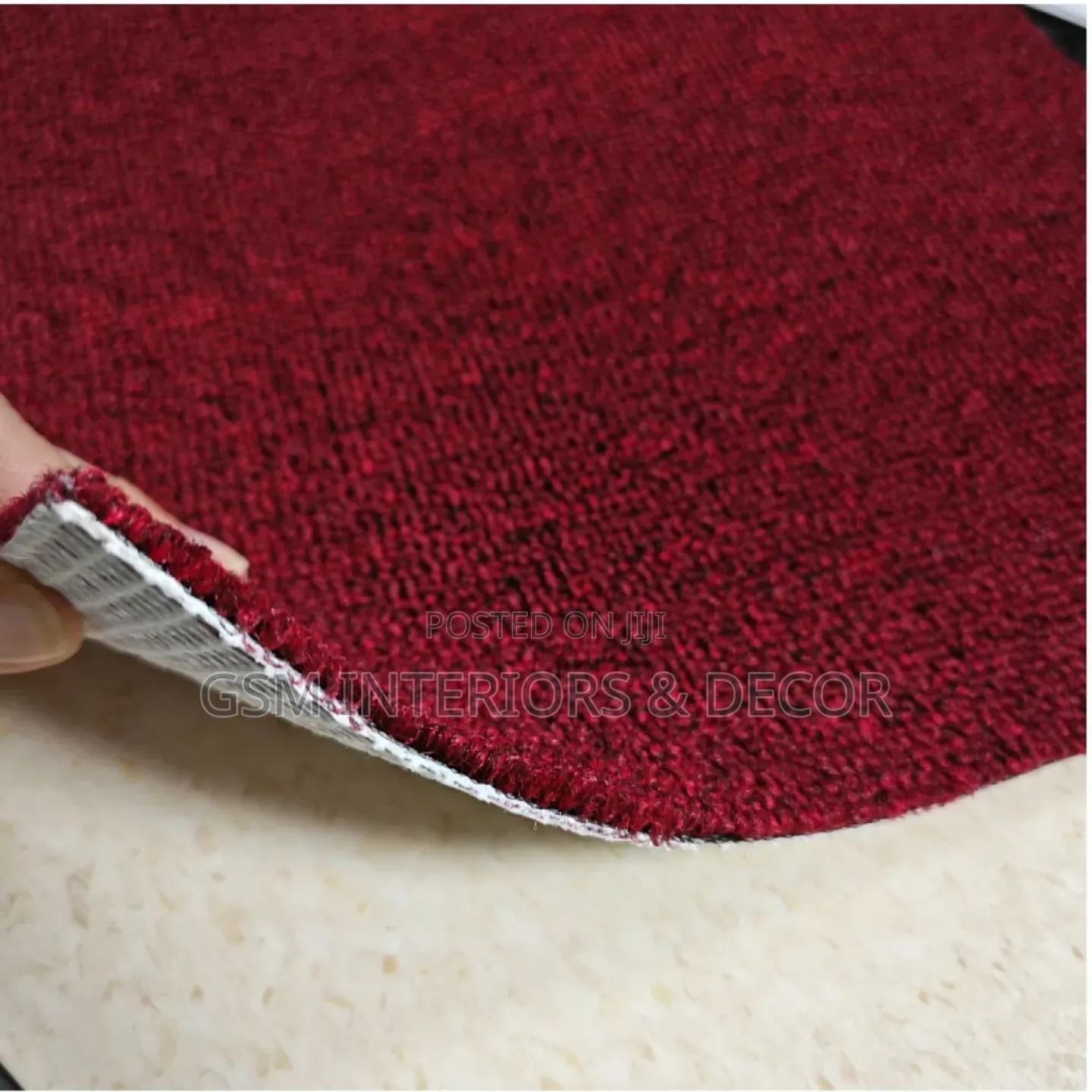 Wall to Wall Office Carpets Dark Maroon Dlta