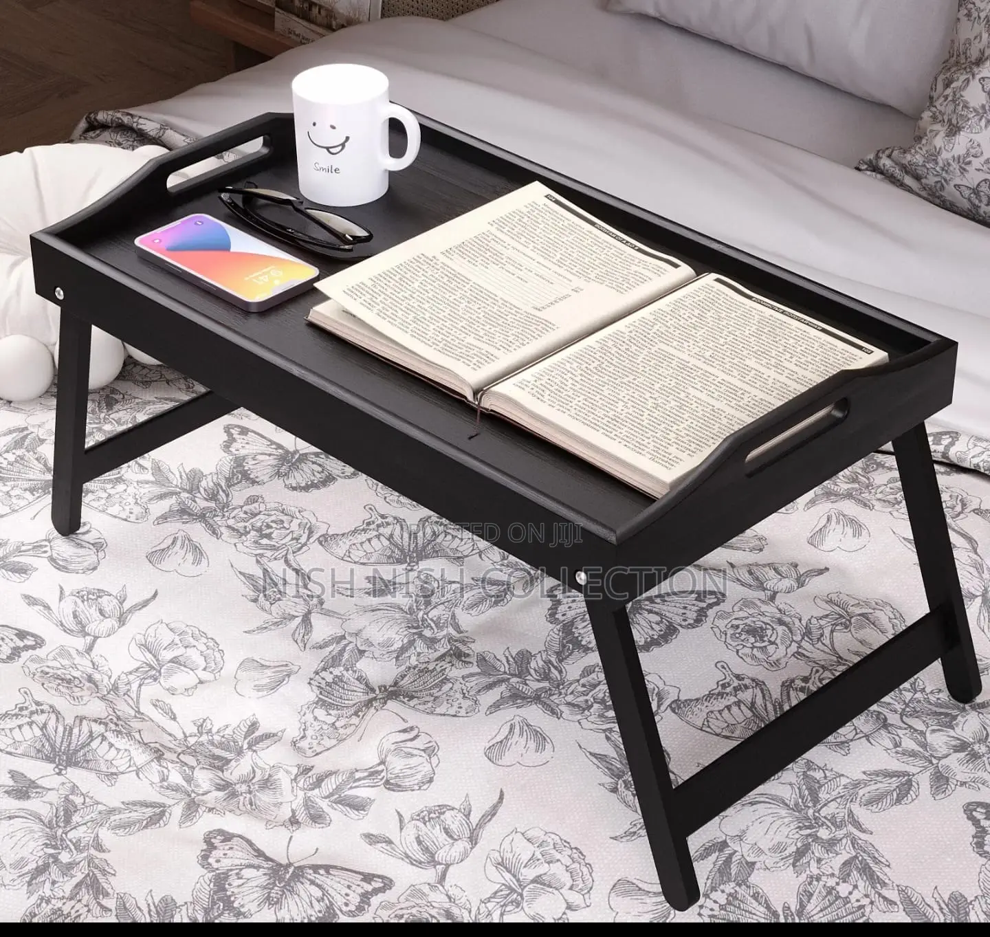 Foldable Bamboo Wooden Bed Tray