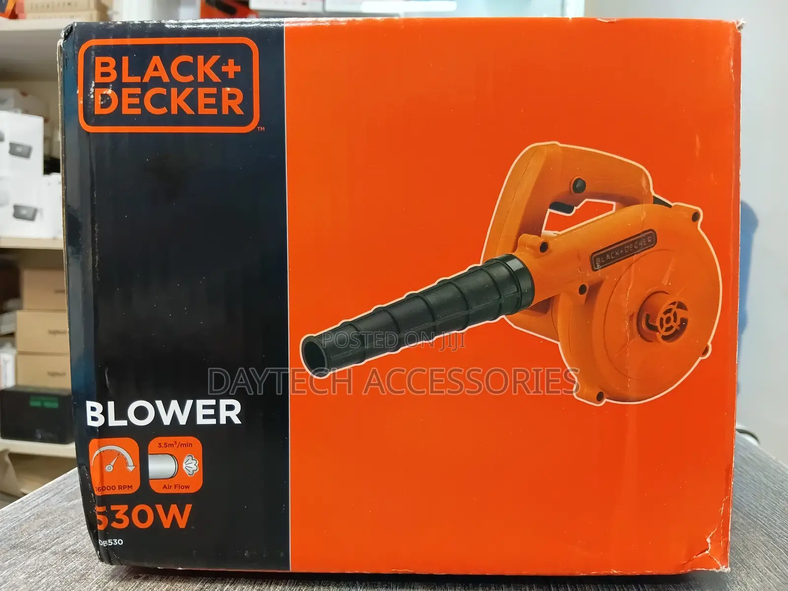 This Is a Black+Decker 530w Corded Electric Blower.