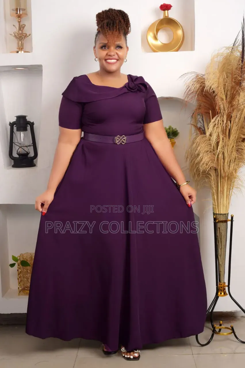 Royal Elegance Maxi Dress