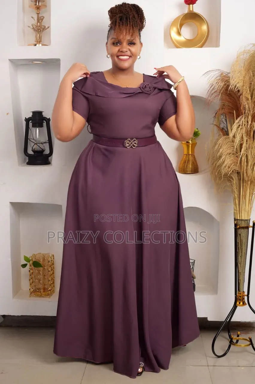 Royal Elegance Maxi Dress