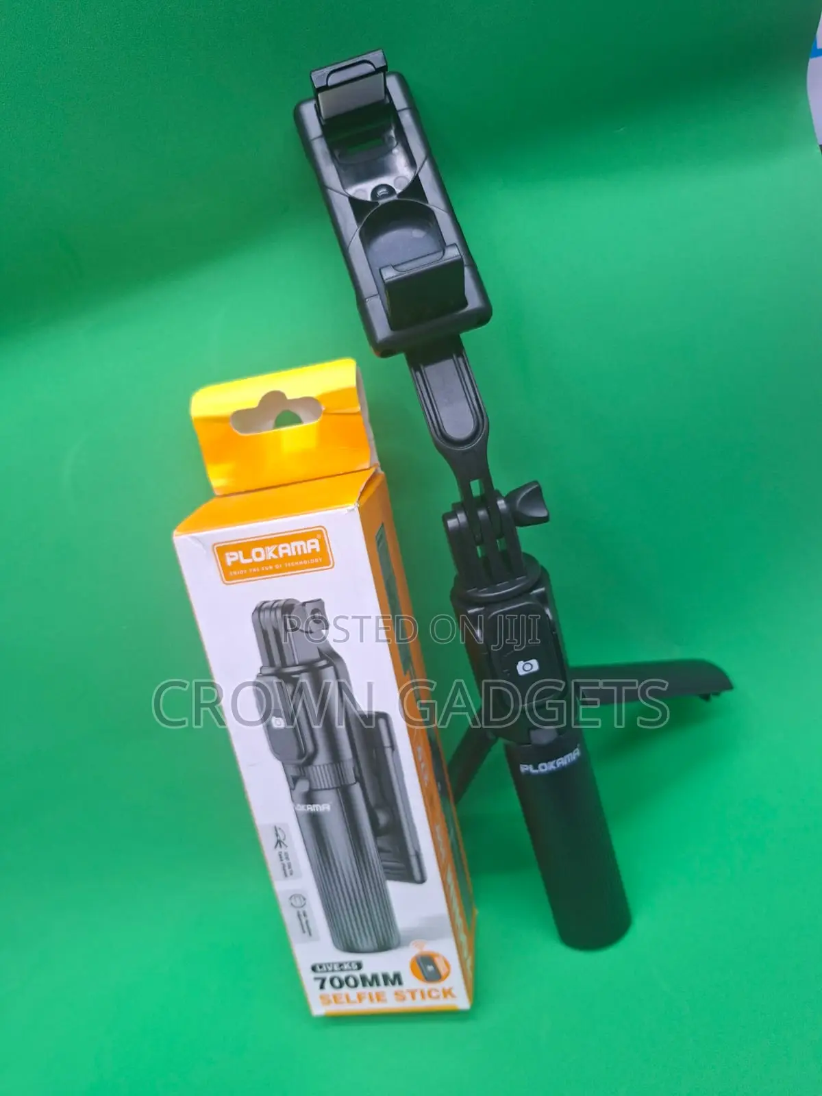 Plokama 3-in-1 Selfie Stick, Tripod Base Bluetooth Wireless Remote.