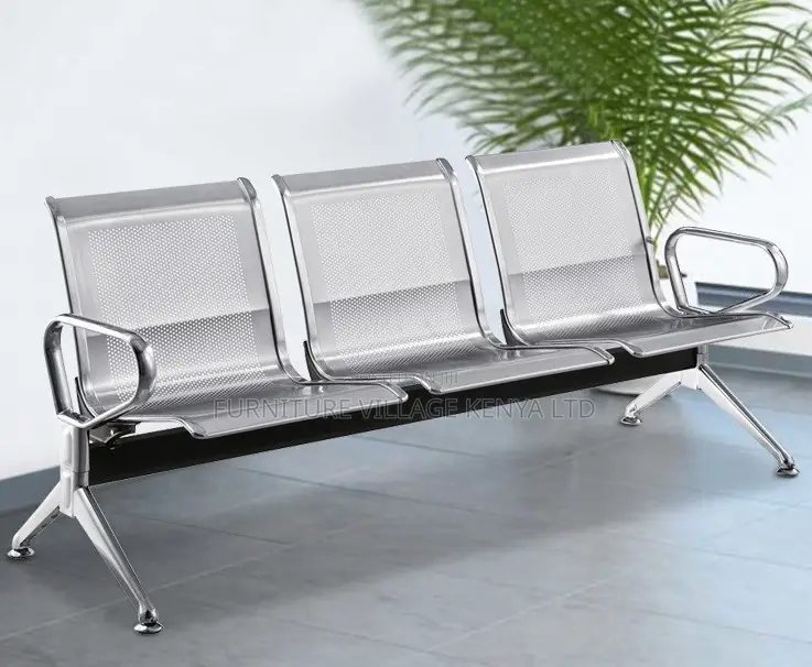 Modern Reception Metal Bench