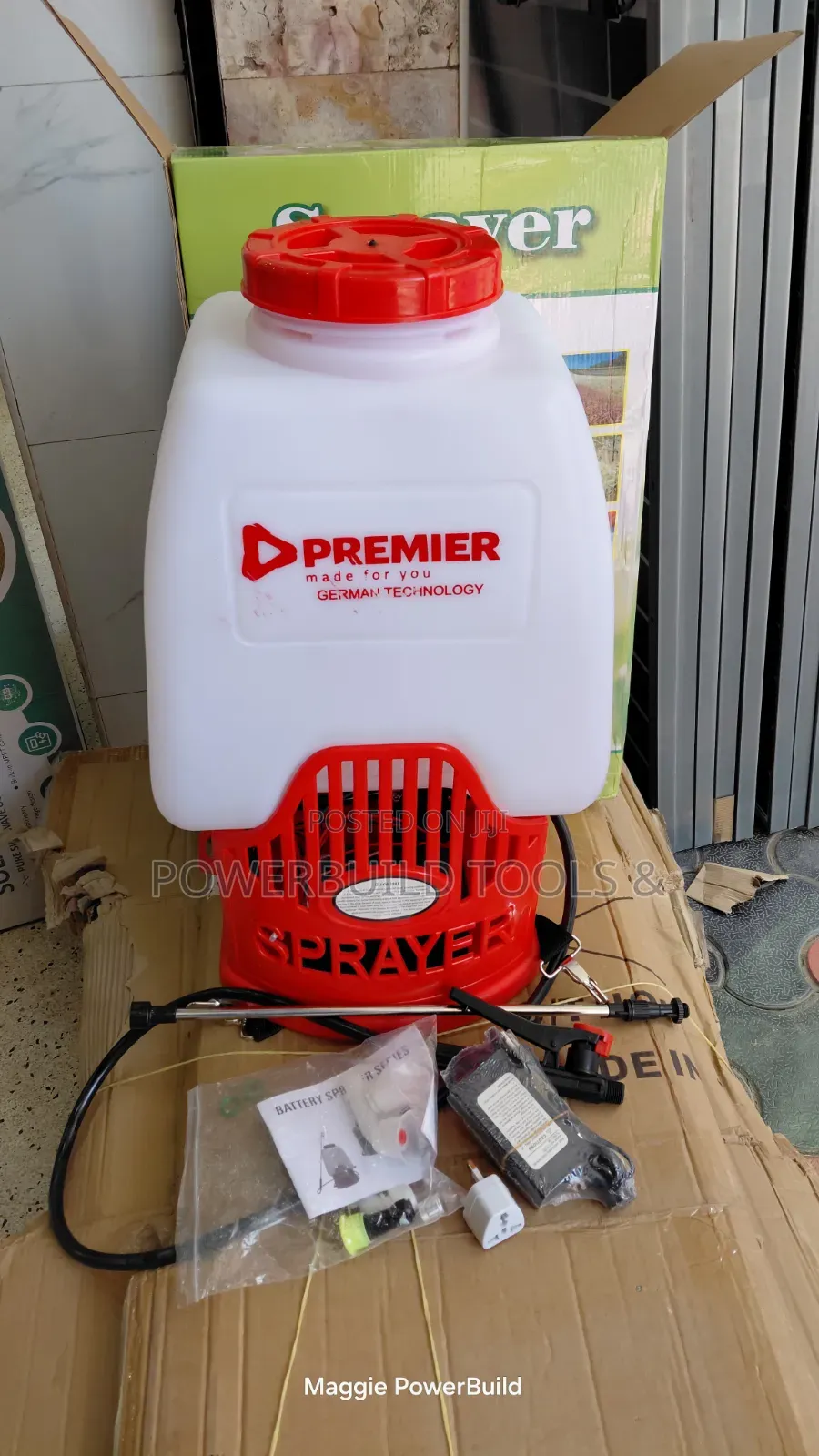 Premier 20l Knapsack Sprayer With Battery