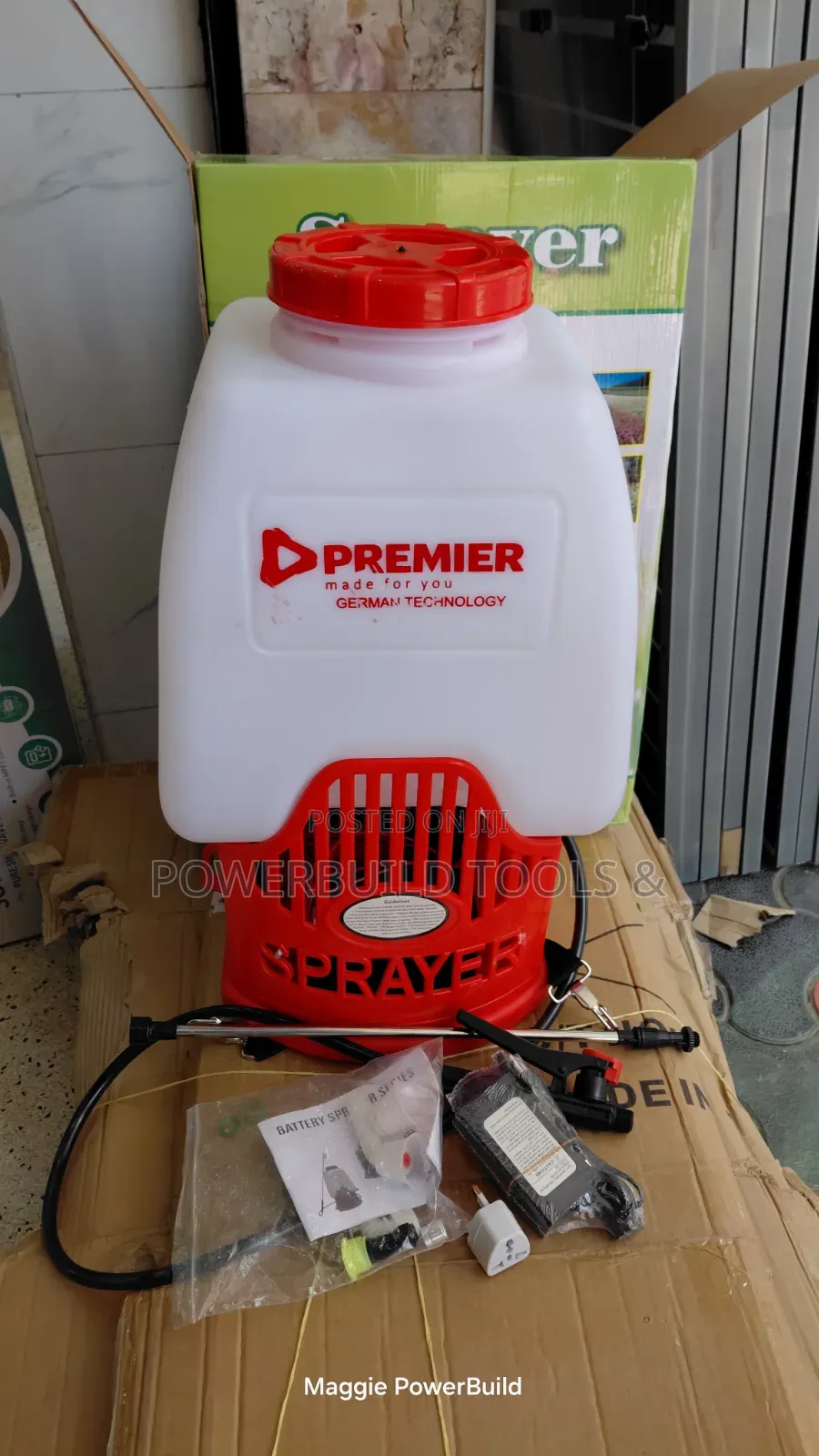 Premier 20l Knapsack Sprayer With Battery