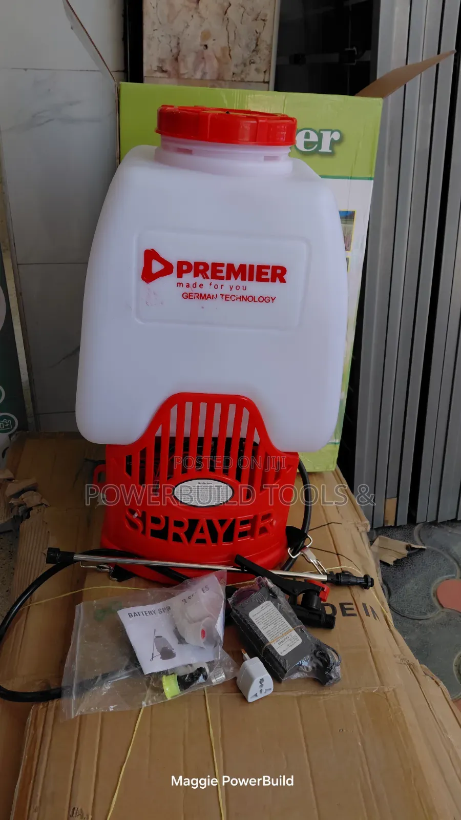 Premier 20l Knapsack Sprayer With Battery