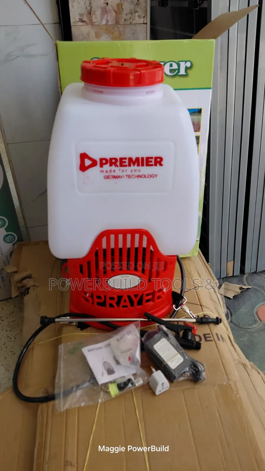 Premier 20l Knapsack Sprayer With Battery