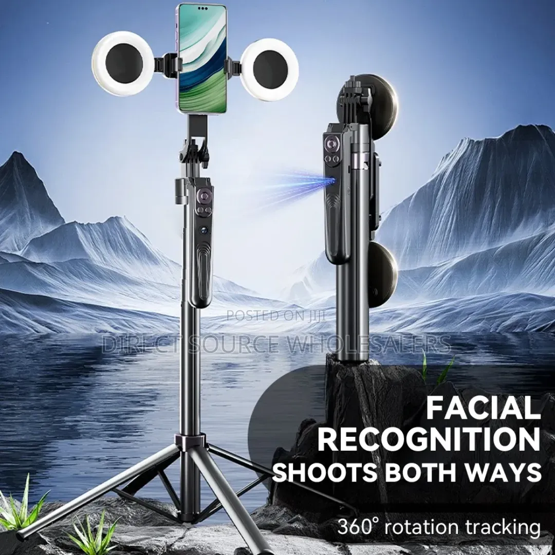 Ai Face Tracking Tripod Stand – 360° Smart Auto Follow