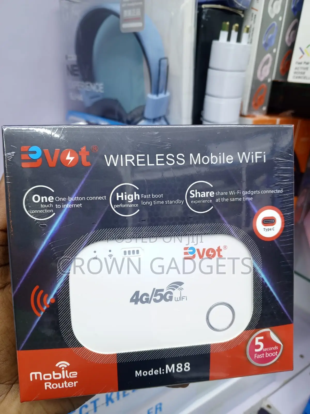 Bvot M88 Wireless Mobile Router for Travel and Home