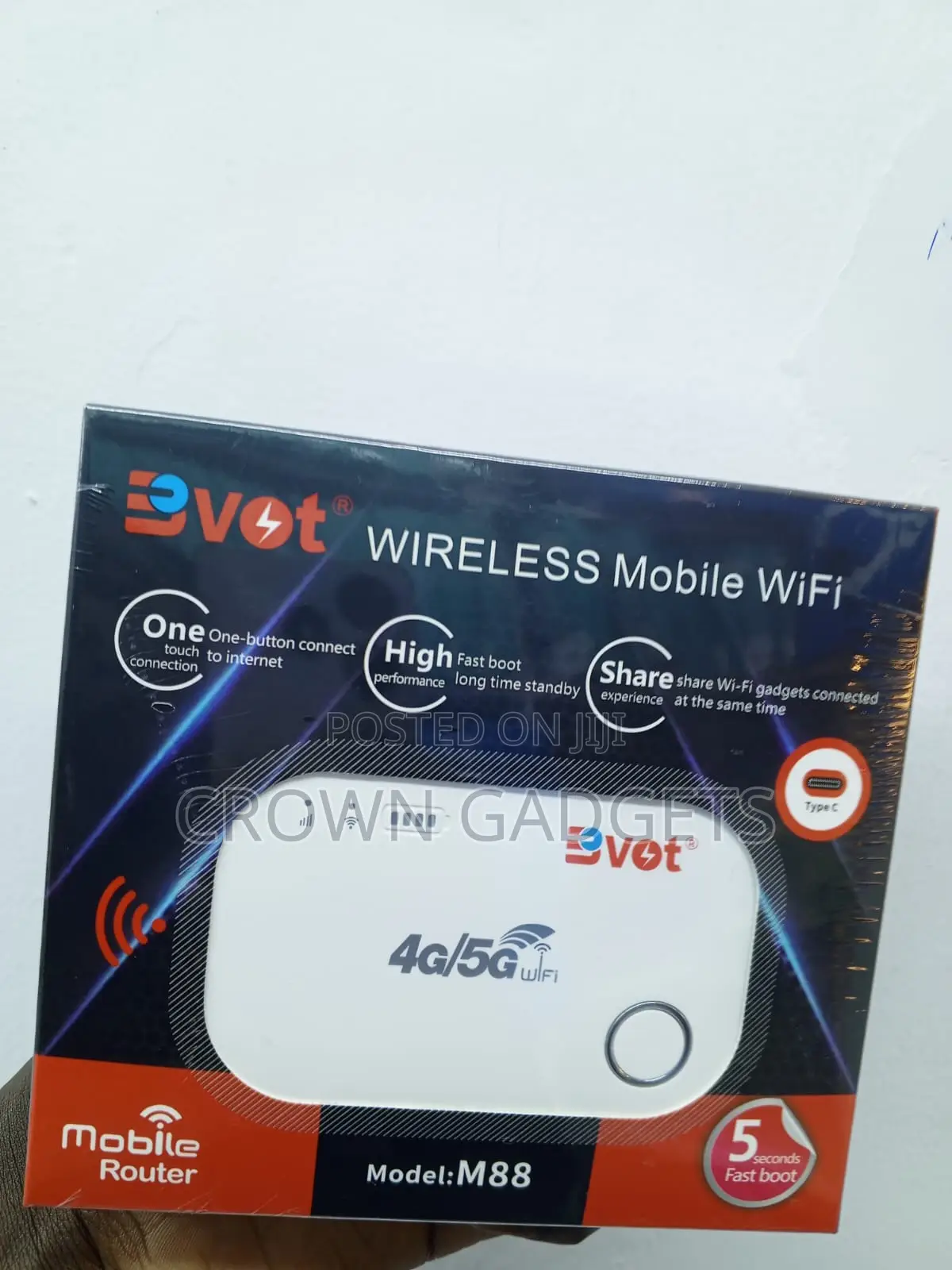 Bvot M88 Pocket Wifi Router With Fast 5 Second Boot