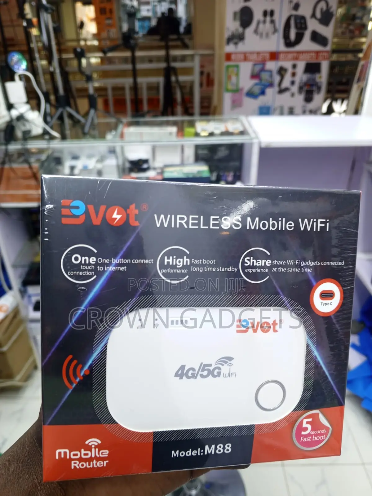 Bvot M88 4g 5g Portable Internet Router for Multi Devices