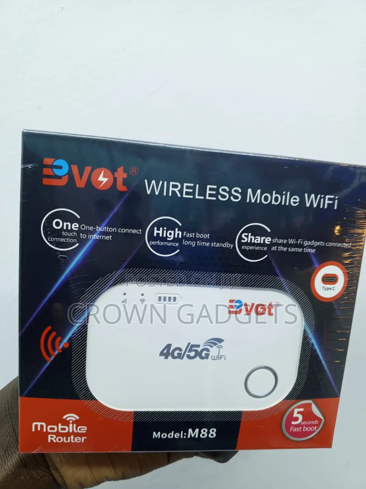 Bvot M88 4g 5g Portable Internet Router for Multi Devices