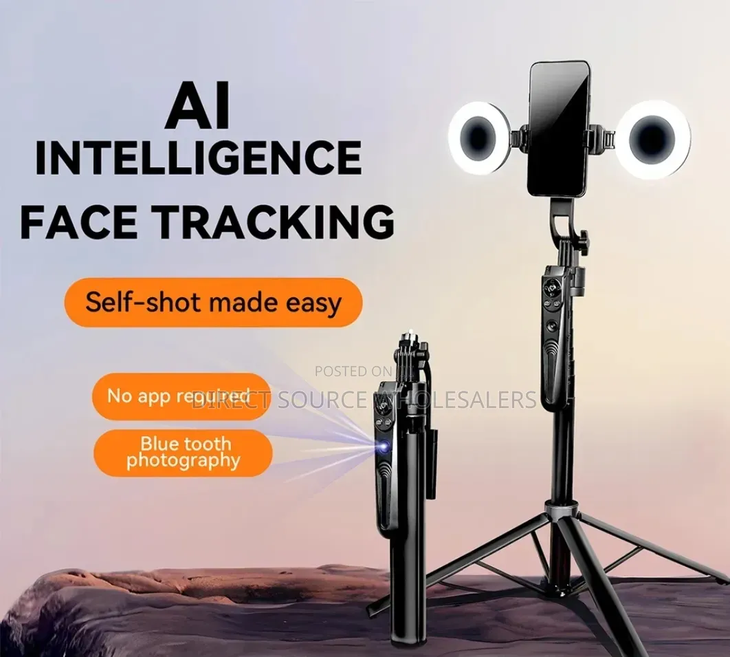 Plokama Ai Smart Face Tracking Tripod Stand – 1.8m Extendable