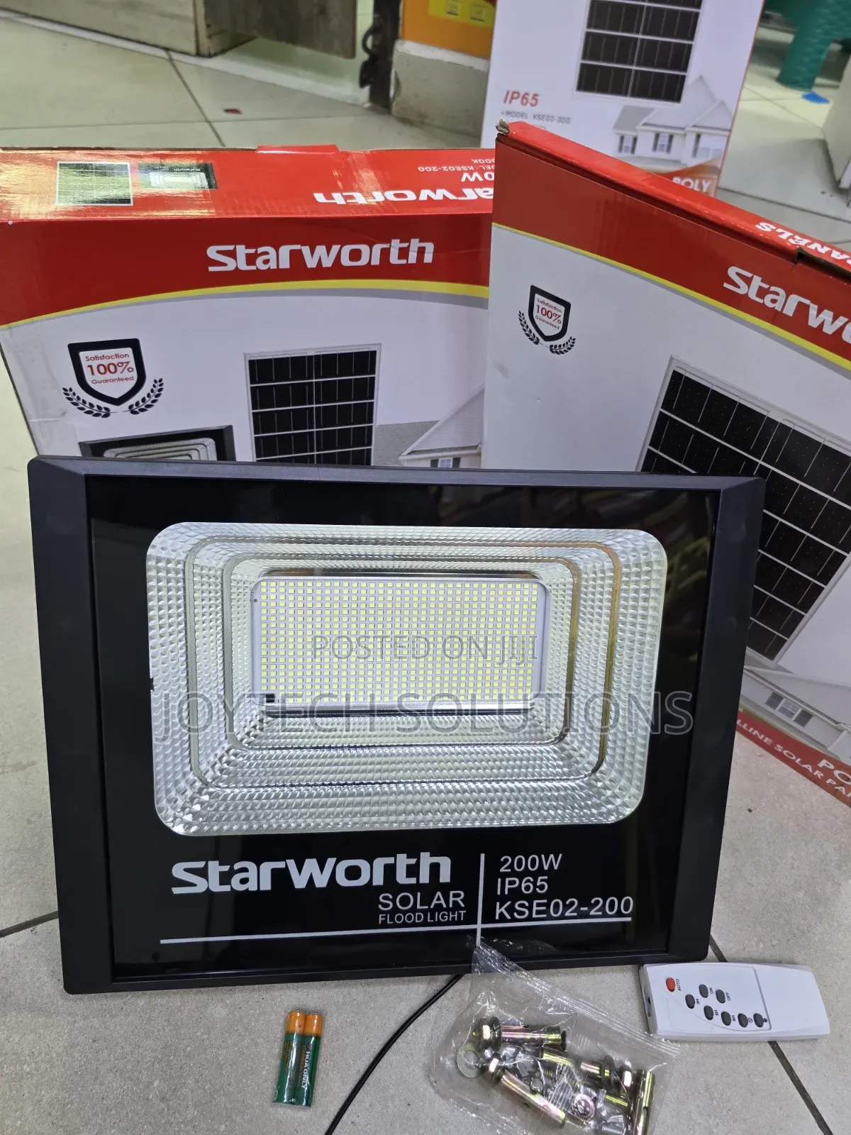 Promo Price: Brand New Starworth 200w Solar Light (Limited Stock)