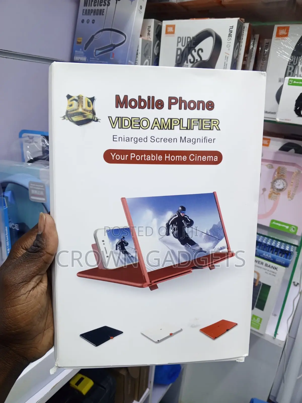 9 to 12 Inch Phone Screen Enlarger With Adjustable Holder