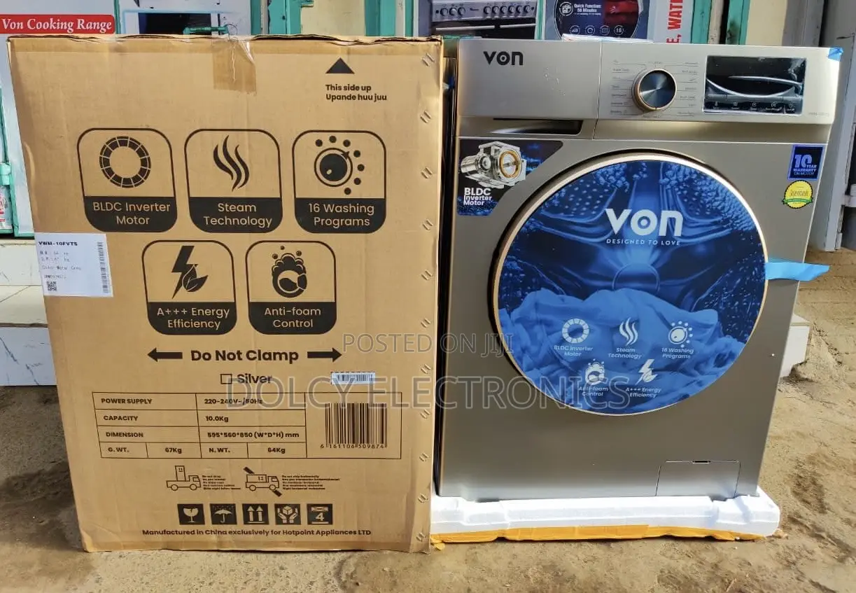 Von VWM-10fvts Front Load - 10kg