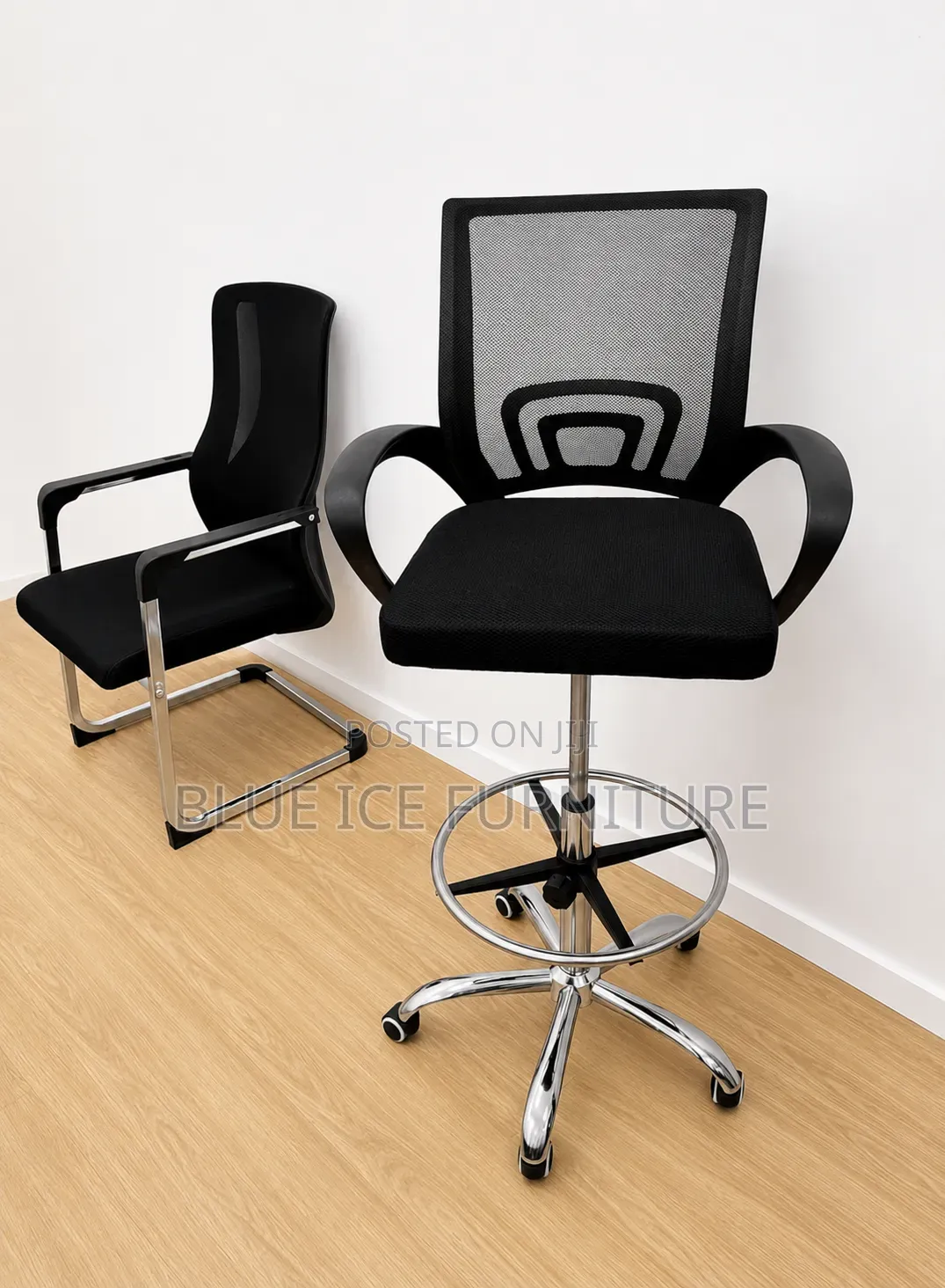 Low Back Counter Mesh Chair