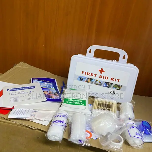 Mountable 75-Piece First Aid Kit With Essential Medical Supplies