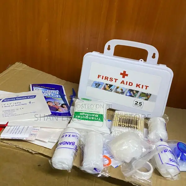 75-Piece Multipurpose First Aid Kit Box Mountable