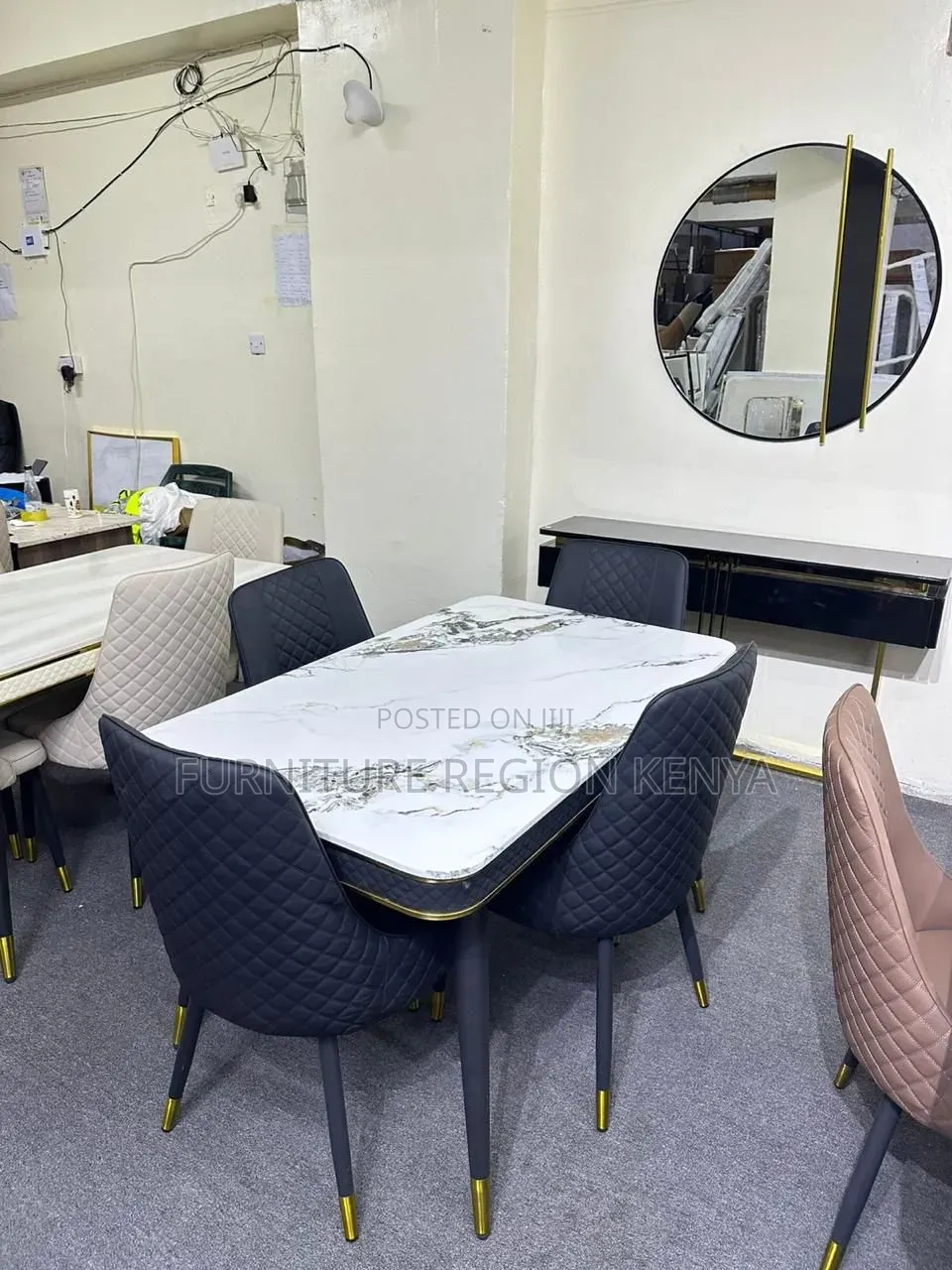 Imported Four-Seaters Dining Table