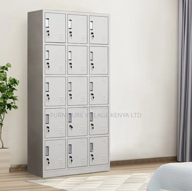 Premium 15-Door Metal Storage Cabinet