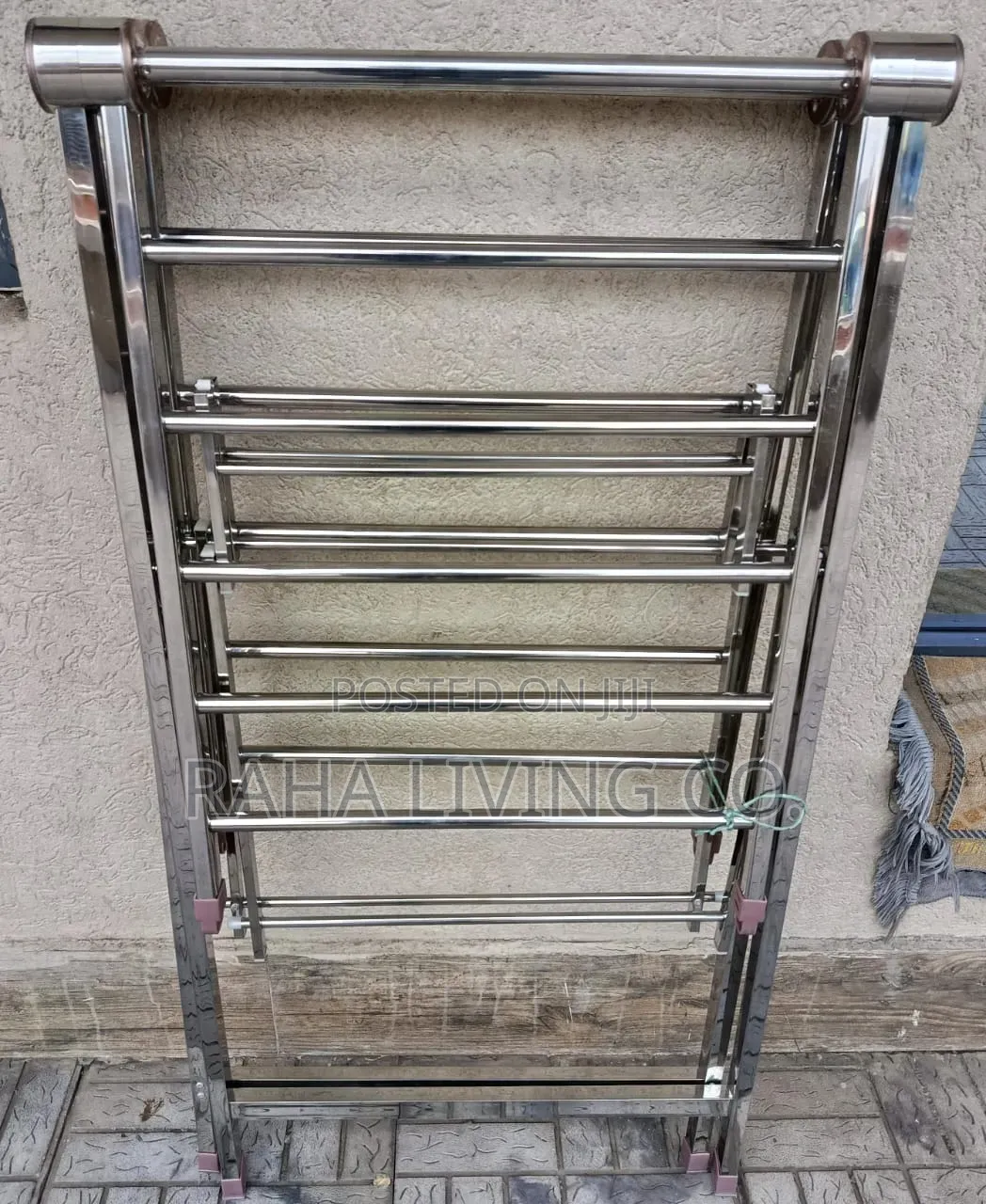 Metallic Foldable Laundry Drying Rack | Indoor Outdoor