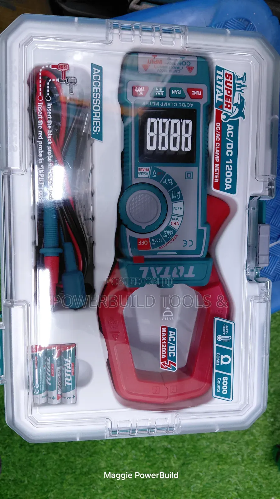 Total Ac/Dc Clamp Meter Kit 600v