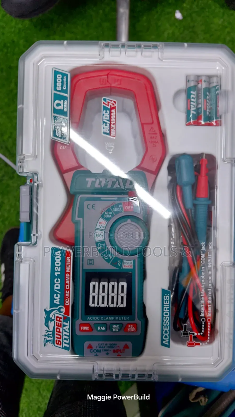 Total Ac/Dc Clamp Meter Kit 600v