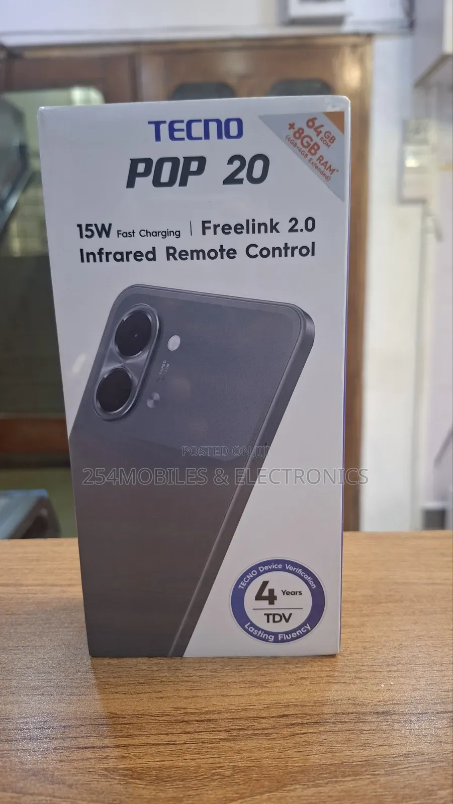 New Tecno Pop 20 64 GB Black