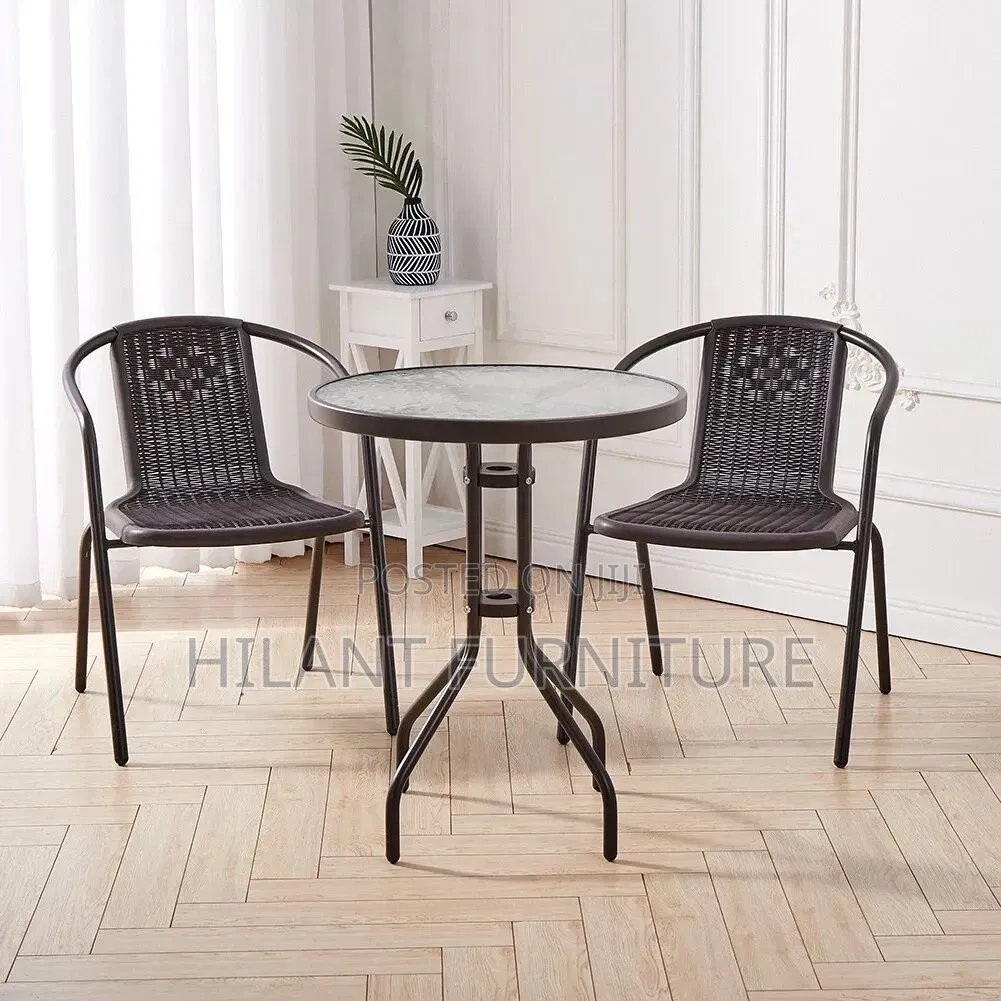 Elegant 2-Seater Outdoor Bistro Set.