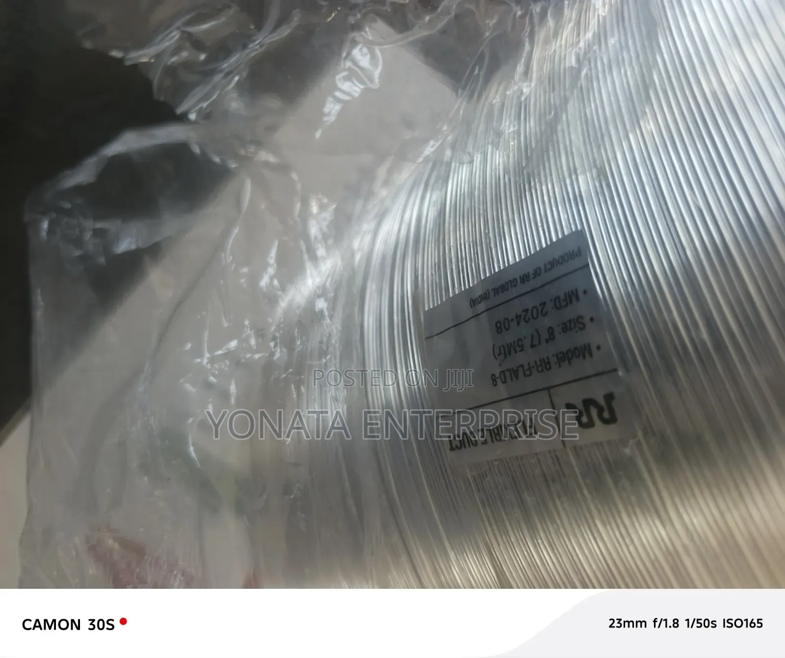 Heavy Duty 8" Aluminum Flexible Duct
