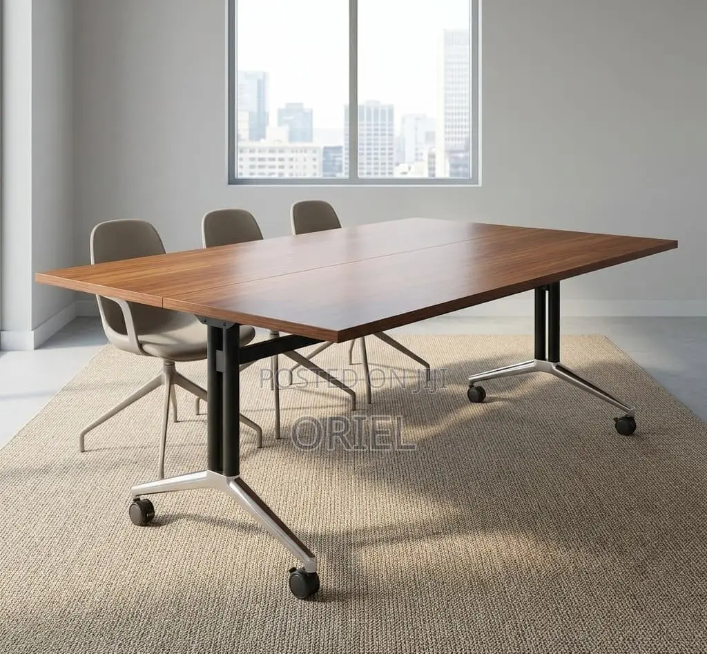 Office Table : 2.4m Foldable Boardroom Table