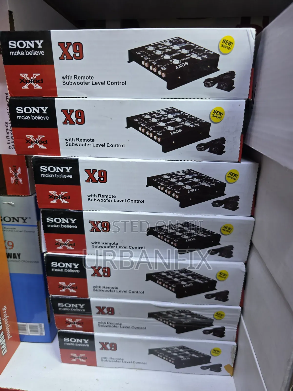 Sony X9 3-Way Digital Crossover With Remote Subwoofer Level Controller