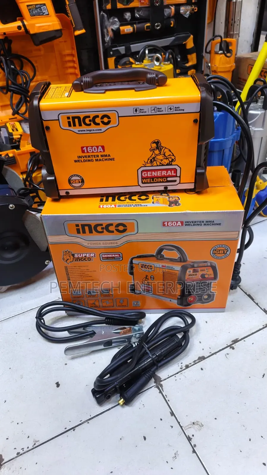 Ingco 160a Inverter Mma Welding Machine (Model Ing-mma16059).