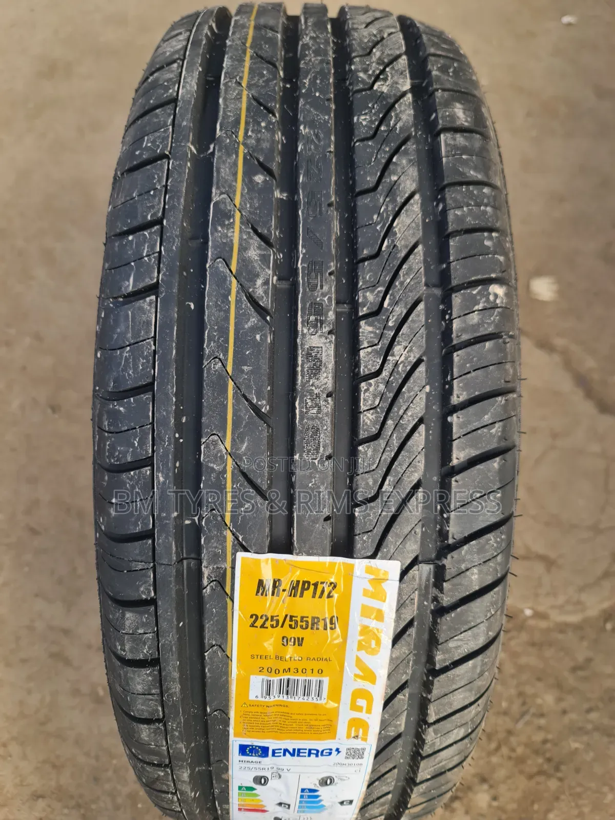 225 /55r19 Mirage Tires (Highway)