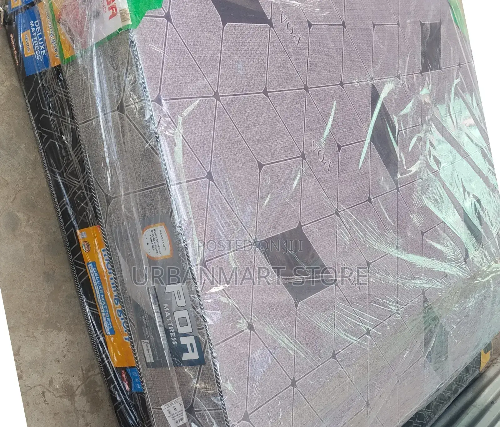 High Density 4 by 6, 8 Inches Plain Foam Jumbo Mattress