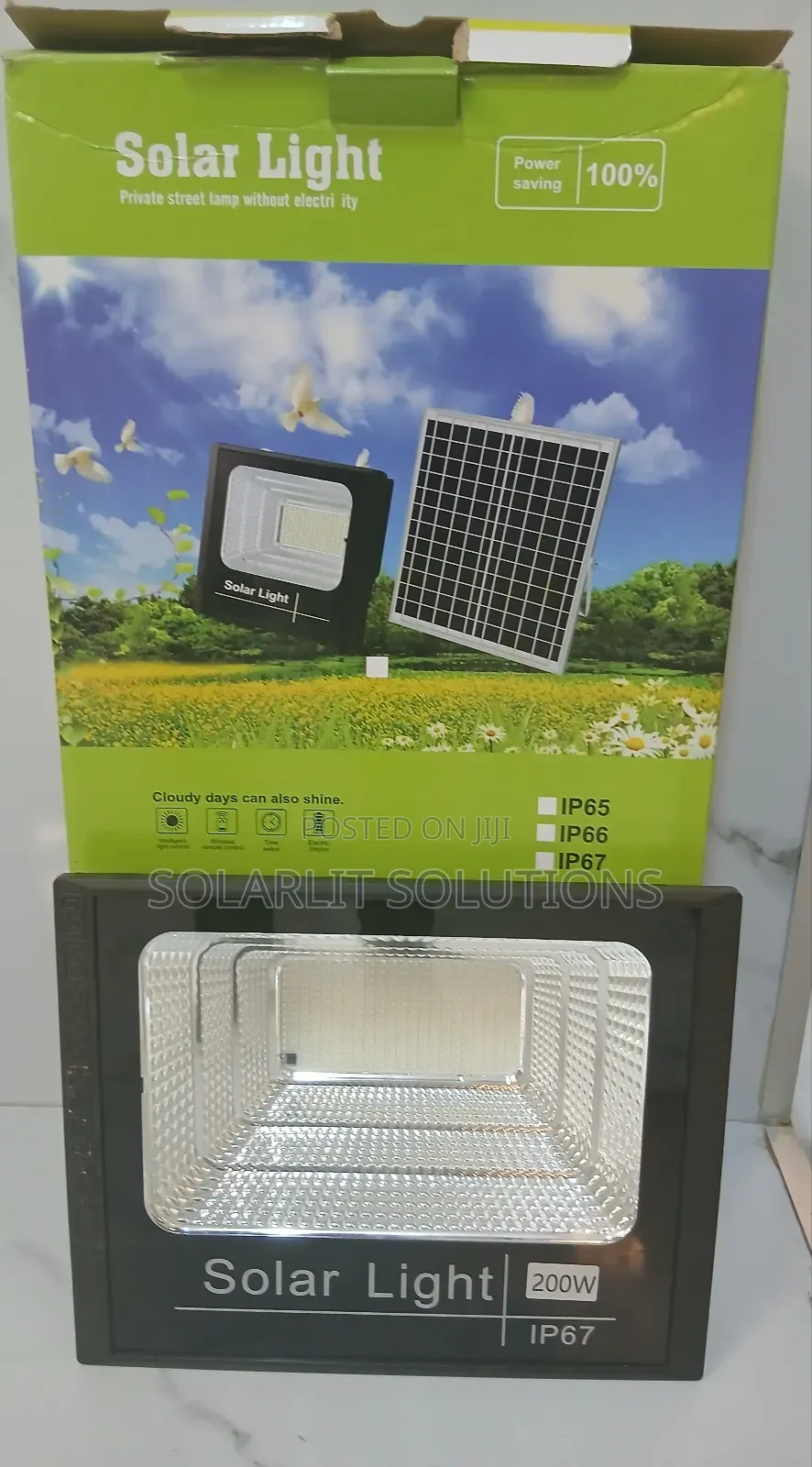 100w, 45w Solar Flood Lights