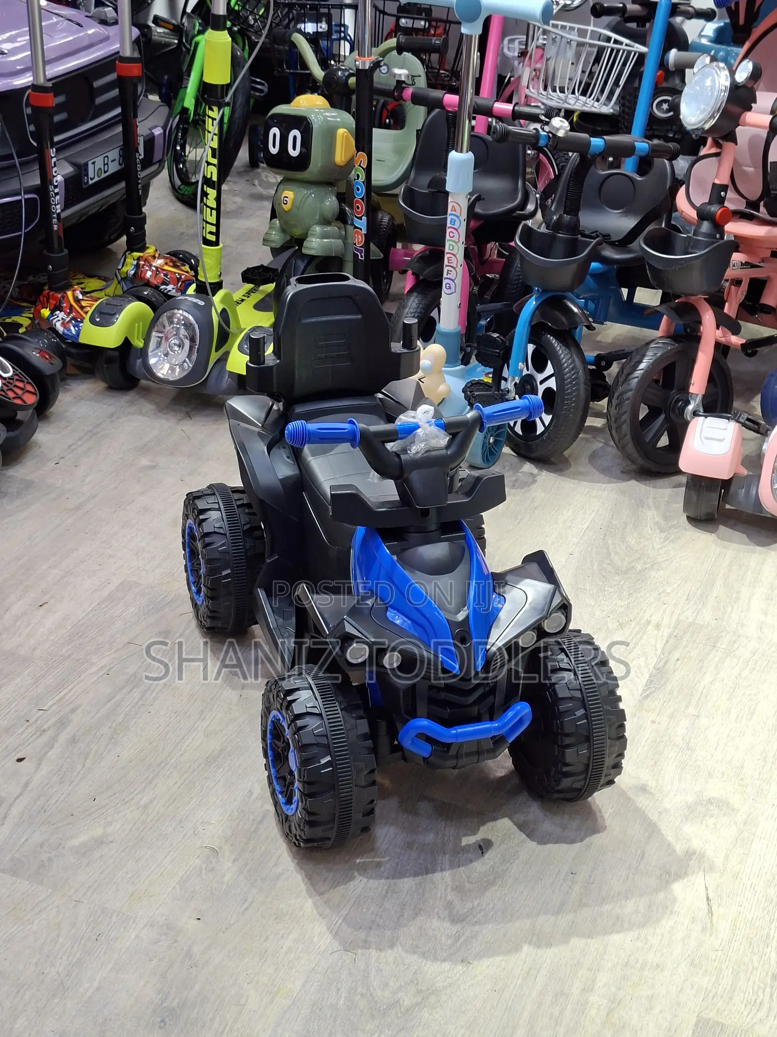 Baby Ride on Electric Car With Parent Push Handle