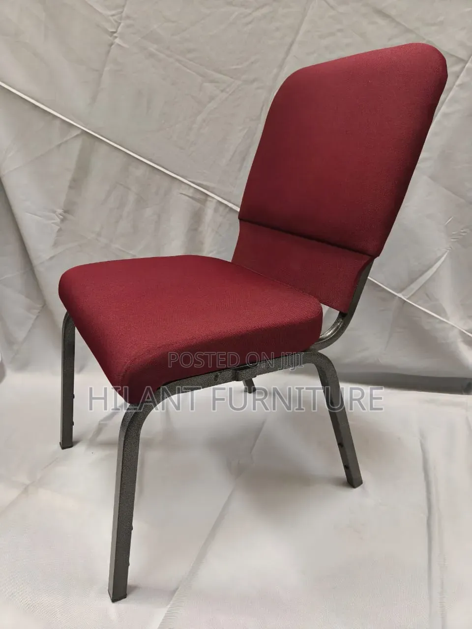 Maroon Church Chair