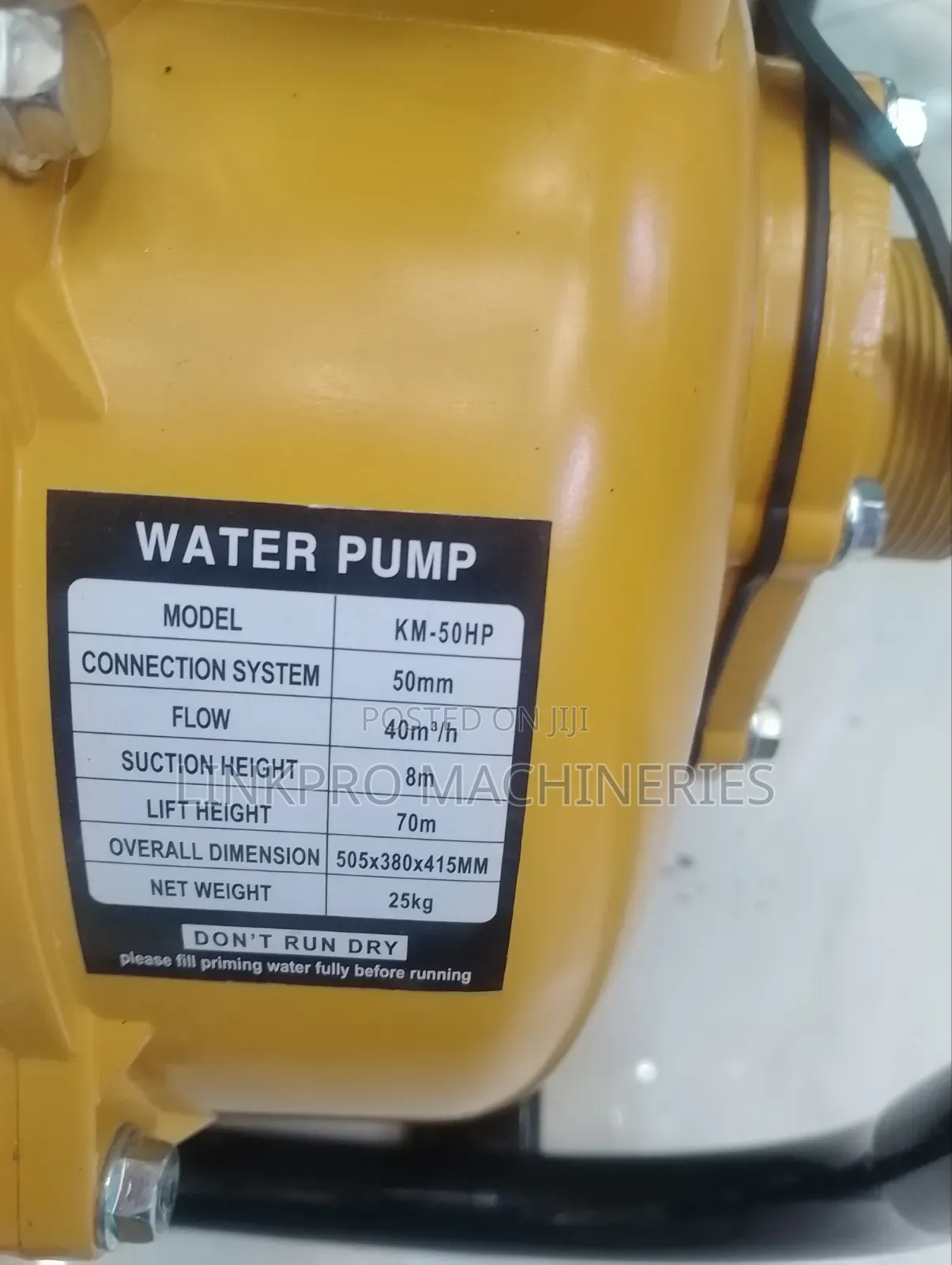 2 Inches Honda High Pressure Petrol Water Pump With Both Pipes