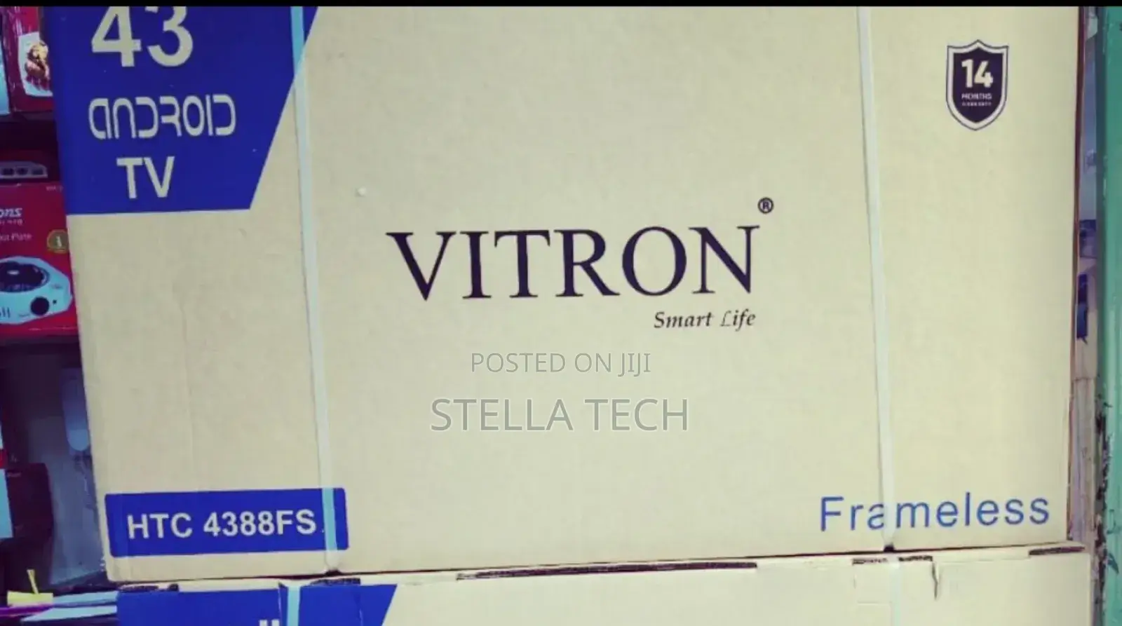 Vitron 43 Inches Smart Android Frameless